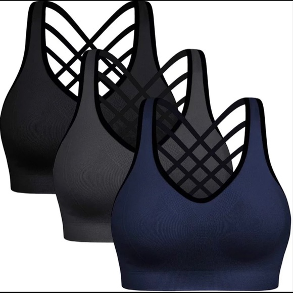 Super Comfy Sports Bra - Black - Picture 3 of 4